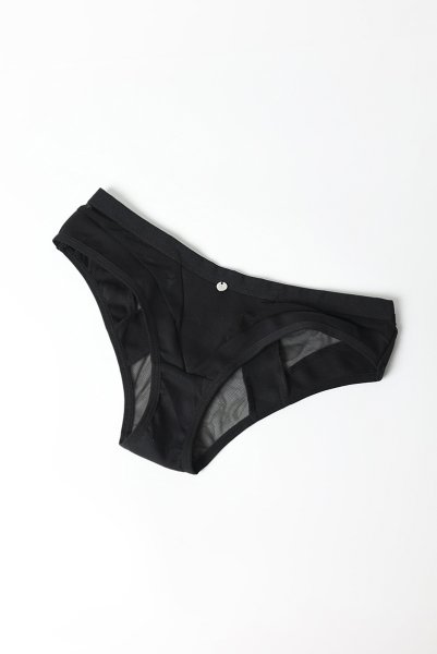 画像17: Chic Amoria 2-pcs set | ブラ&ショーツ 2点セット（ワイヤーあり・シースルー・ブラック）| Obsessive 高級Sexyランジェリー (17)