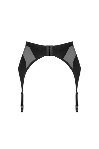 画像2: Chic Amoria garter belt | ガーターベルト(シースルー・ブラック)  |  Obsessive 高級Sexyランジェリー (2)