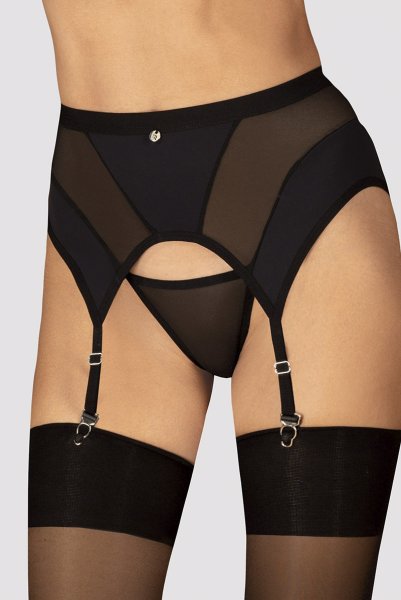 画像7: Chic Amoria garter belt | ガーターベルト(シースルー・ブラック)  |  Obsessive 高級Sexyランジェリー (7)