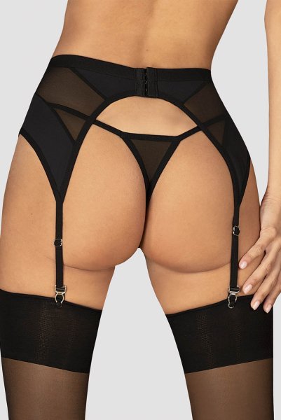 画像8: Chic Amoria garter belt | ガーターベルト(シースルー・ブラック)  |  Obsessive 高級Sexyランジェリー (8)