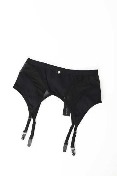 画像9: Chic Amoria garter belt | ガーターベルト(シースルー・ブラック)  |  Obsessive 高級Sexyランジェリー (9)