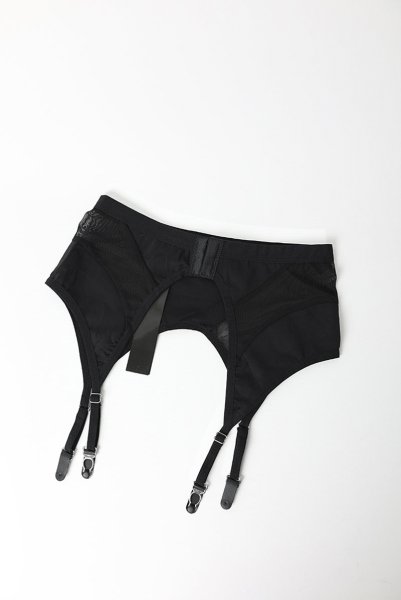 画像10: Chic Amoria garter belt | ガーターベルト(シースルー・ブラック)  |  Obsessive 高級Sexyランジェリー (10)