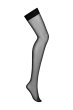 画像1: S823 stockings |ガーターストッキング （肌側シリコンなし・網タイツ・ブラック）| obsessive 高級Sexyランジェリー  (1)