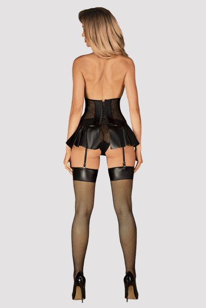 画像7: Darkessia stockings |ガーターストッキング ・肌側シリコンなし・ブラック| obsessive 高級Sexyランジェリー (7)