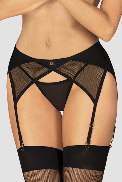 画像7: Nesari garter belt | ガーターベルト(シースルー・ブラック)  | 高級Sexyランジェリー Obsessive (7)