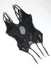 画像14: Nesari corset |  ガーターベルト付きコルセット＆タンガ2点セット（ワイヤーあり・シースルー・ダブルストラップ・ブラック）  | Obsessive 高級Sexyランジェリー (14)