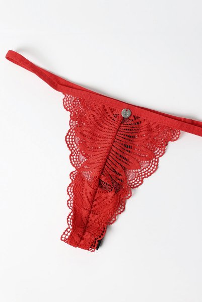画像25: Chilisa babydoll & thong｜ベビードール＆タンガ（ワイヤーなし・レース・シースルー・レッド）| Obsessive 高級Sexyランジェリー (25)