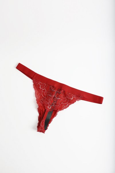 画像24: Elianes 2 pcs set | ブラ&タンガ 2点セット・ノンパテッドブラ・ノンワイヤー・Tバック・レッド| obsessive 高級Sexyランジェリー (24)