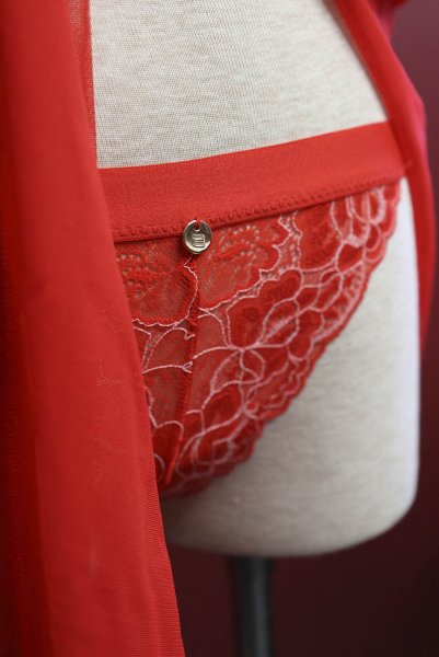 画像18: Elianes babydoll | ベビードール＆タンガ・レッド| obsessive 高級Sexyランジェリー (18)