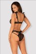 画像2: Obsessivia set | black | ブラ＆ショーツ2点セット・ワイヤーあり・ブラック   | 高級Sexyランジェリー Obsessive (2)