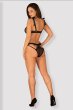 画像4: Obsessivia set | black | ブラ＆ショーツ2点セット・ワイヤーあり・ブラック   | 高級Sexyランジェリー Obsessive (4)