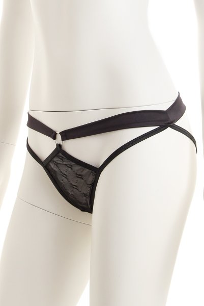 画像13: Obsessivia set | black | ブラ＆ショーツ2点セット・ワイヤーあり・ブラック   | 高級Sexyランジェリー Obsessive (13)