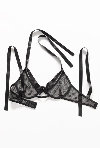 画像16: Obsessivia set | black | ブラ＆ショーツ2点セット・ワイヤーあり・ブラック   | 高級Sexyランジェリー Obsessive (16)