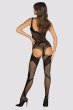 画像6: Body stocking G336 | ボディストッキング（クロッチレス・ニット素材・ブラック ）  |  Obsessive 高級Sexyランジェリー輸入下着・ランジェリー   (6)