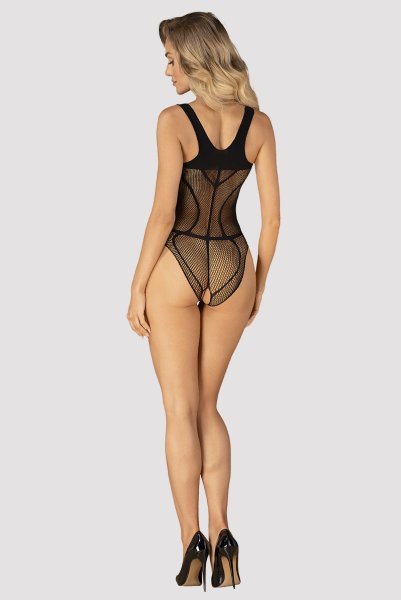 画像6: B336 crotchless teddy | クロッチレステディ(ワイヤーなし・オープンクロッチ・ニット素材・ブラック)  | Obsessive 高級Sexyランジェリー (6)