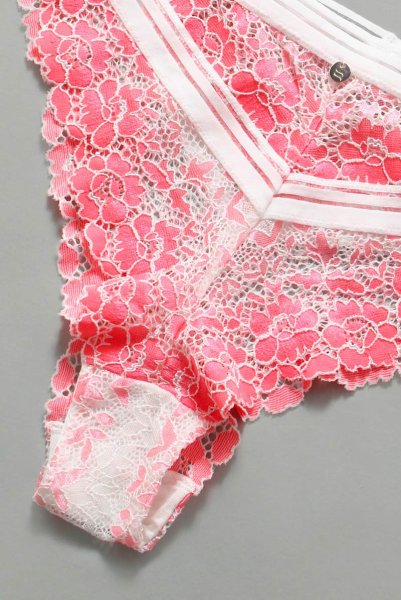 画像15: Bloomys-set | ブラレット＆タンガ2点セット・ノンワイヤー・花柄 |高級Sexyランジェリー Obsessive (15)