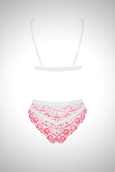 画像10: Bloomys-set | ブラレット＆タンガ2点セット・ノンワイヤー・花柄 |高級Sexyランジェリー Obsessive (10)