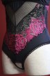 画像23: Rosenty crotchless teddy | テディ・クロッチレス・ワイヤー入り・ブラック×ピンク  | Obsessive 高級Sexyランジェリー輸入下着・ランジェリー    (23)