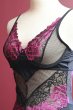 画像22: Rosenty teddy | テディ・ワイヤー入り・ブラック×ピンク  | Obsessive 高級Sexyランジェリー輸入下着・ランジェリー    (22)