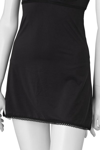 画像21: Rosenty chemise & thong |スリップドレス&タンガ2点セット・ブラック | obsessive 高級Sexyランジェリー (21)