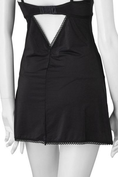 画像22: Rosenty chemise & thong |スリップドレス&タンガ2点セット・ブラック | obsessive 高級Sexyランジェリー (22)