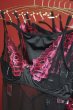 画像27: Rosenty corset |ガーターベルト付きコルセット＆クロッチレスタンガ2点セット・ブラック×ピンク | obsessive 高級Sexyランジェリー輸入下着・ランジェリー   (27)