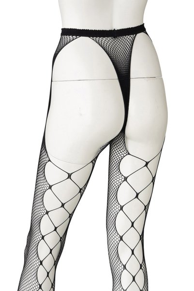画像12: Tights S233 Tバック網タイツ・黒   | 高級Sexyランジェリー Obsessive (12)