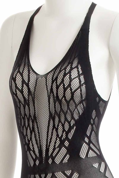 画像11: G324 black | ボディストッキング・黒・オープンクロッチ   | 高級Sexyランジェリー Obsessive (11)