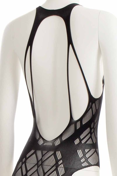 画像12: G324 black | ボディストッキング・黒・オープンクロッチ   | 高級Sexyランジェリー Obsessive (12)