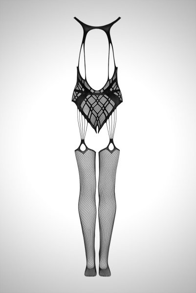 画像16: G324 black | ボディストッキング・黒・オープンクロッチ   | 高級Sexyランジェリー Obsessive (16)