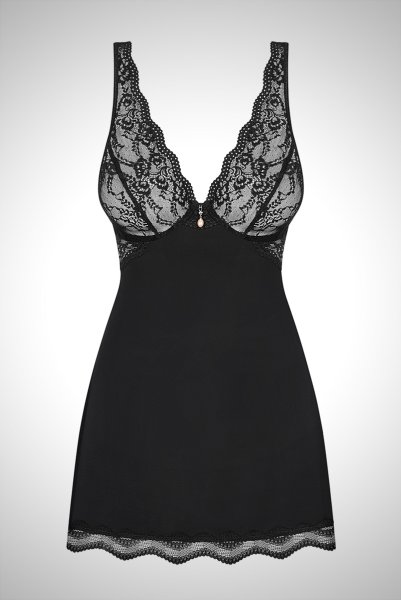 画像9: Luvae babydoll | ベビードール＆Tバック2点セット・ブラック   | 高級Sexyランジェリー Obsessive (9)