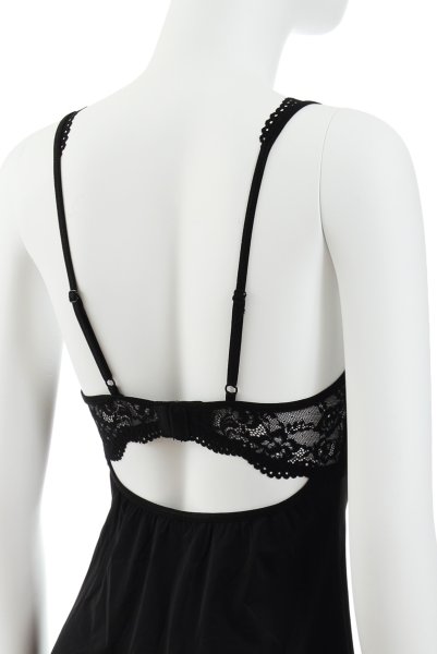 画像14: Luvae babydoll | ベビードール＆Tバック2点セット・ブラック   | 高級Sexyランジェリー Obsessive (14)