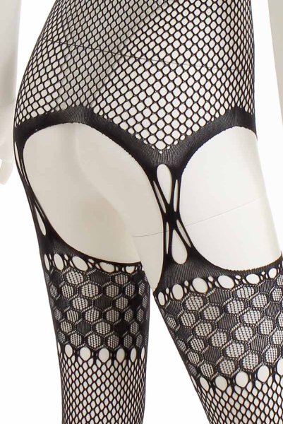 画像14: G323 black | ボディストッキング・黒・オープンクロッチ   | 高級Sexyランジェリー Obsessive (14)