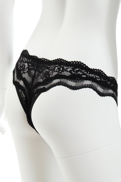 画像16: Luvae cupless set | オープンバストブラ＆クロッチレスタンガ・オープンクロッチ・ブラック   | 高級Sexyランジェリー Obsessive (16)