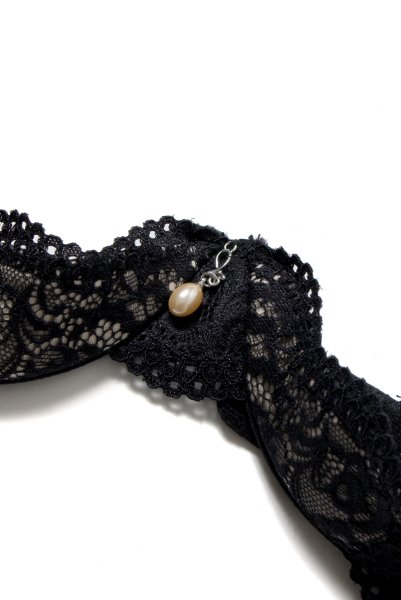 画像17: Luvae cupless set | オープンバストブラ＆クロッチレスタンガ・オープンクロッチ・ブラック   | 高級Sexyランジェリー Obsessive (17)