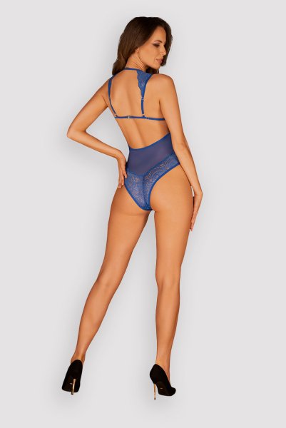 画像4: Giselia teddy | blue テディ・シースルー・ブルー・アンダーワイヤー入り   | 高級Sexyランジェリー Obsessive (4)