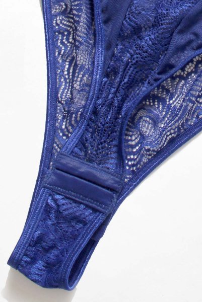 画像19: Giselia teddy | blue テディ・シースルー・ブルー・アンダーワイヤー入り   | 高級Sexyランジェリー Obsessive (19)