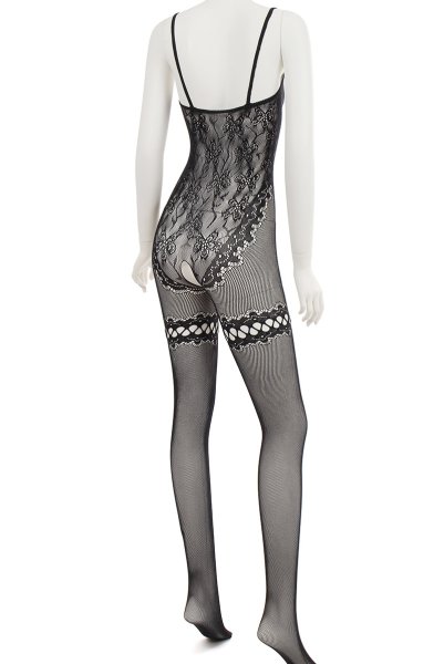 画像10: F213 black | ボディストッキング・黒・オープンクロッチ   | 高級Sexyランジェリー Obsessive (10)