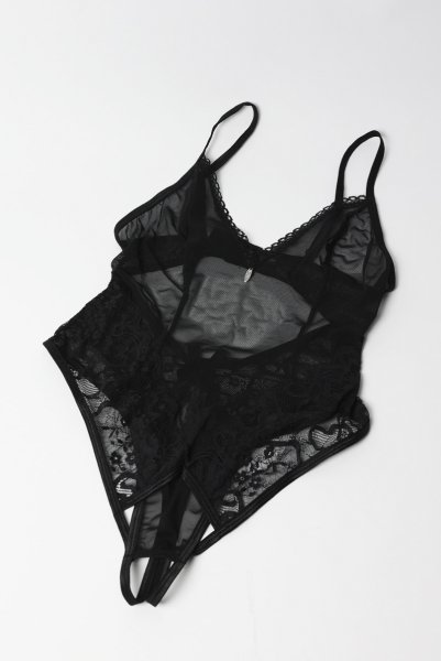 画像11: Blomentis crl teddy | テディ（ワイヤーなし・リボン・シースルー・ブラック）  | Obsessive 高級Sexyランジェリー (11)