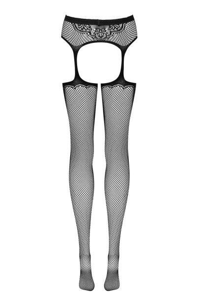 画像8: S232  garter belt | シンプルで使いやすいサスペンダー網タイツ・黒   | 高級Sexyランジェリー Obsessive (8)