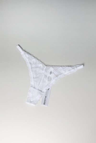 画像13: Alissium 2-pcs set | ブラ&ショーツ 2点セット（ワイヤーあり・シースルー・ホワイト）| Obsessive 高級Sexyランジェリー (13)