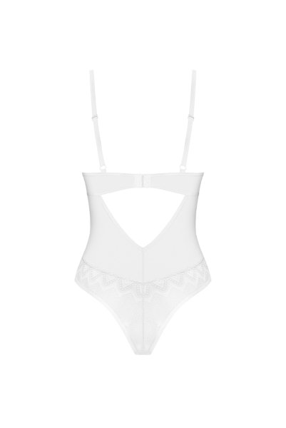 画像2: Alissium teddy | テディ（ワイヤーあり・シースルー・ホワイト）  | Obsessive 高級Sexyランジェリー (2)