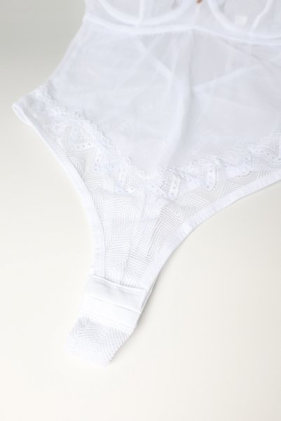 画像10: Alissium teddy | テディ（ワイヤーあり・シースルー・ホワイト）  | Obsessive 高級Sexyランジェリー (10)