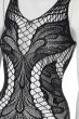 画像11: ボディストッキング素材のスリップドレス(スリップ・ドレス・黒) オブセッシブ obsessive輸入下着・ランジェリー   (11)