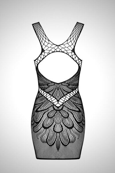 画像16: D608 dress | ボディストッキング素材のスリップドレス・スリップ・ドレス・黒   | 高級Sexyランジェリー Obsessive (16)