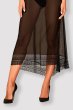 画像5: Estiqua chemise | ロング丈スリップドレス・シースルー・レース・ブラック   | 高級Sexyランジェリー Obsessive (5)