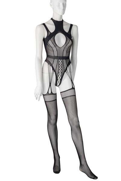 画像9: G327 black | ボディストッキング・黒・オープンクロッチ   | 高級Sexyランジェリー Obsessive (9)