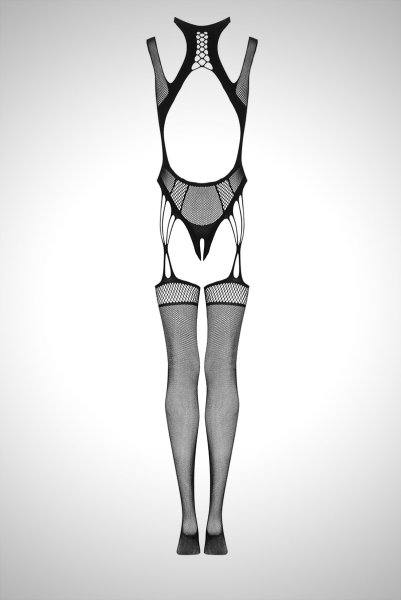 画像16: G327 black | ボディストッキング・黒・オープンクロッチ   | 高級Sexyランジェリー Obsessive (16)