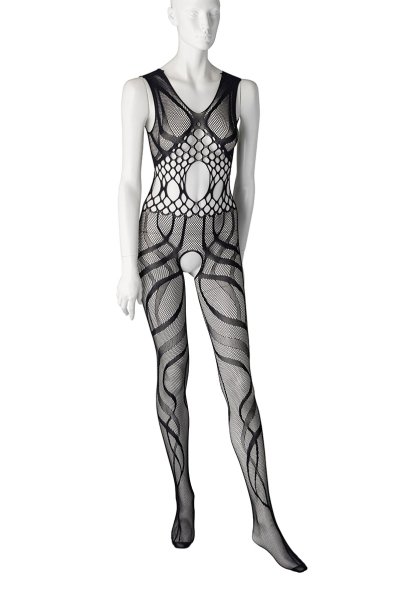 画像9: G328 black | ボディストッキング・黒・オープンクロッチ   | 高級Sexyランジェリー Obsessive (9)