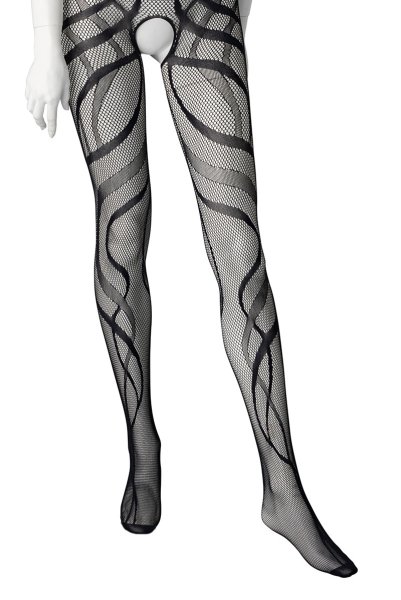 画像13: G328 black | ボディストッキング・黒・オープンクロッチ   | 高級Sexyランジェリー Obsessive (13)